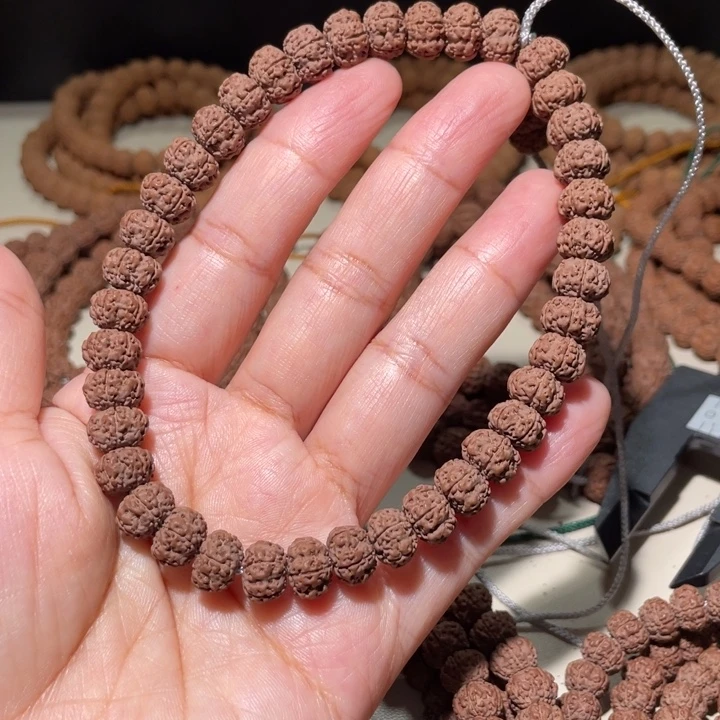 好***人吊坠金刚菩提平细手串9.5