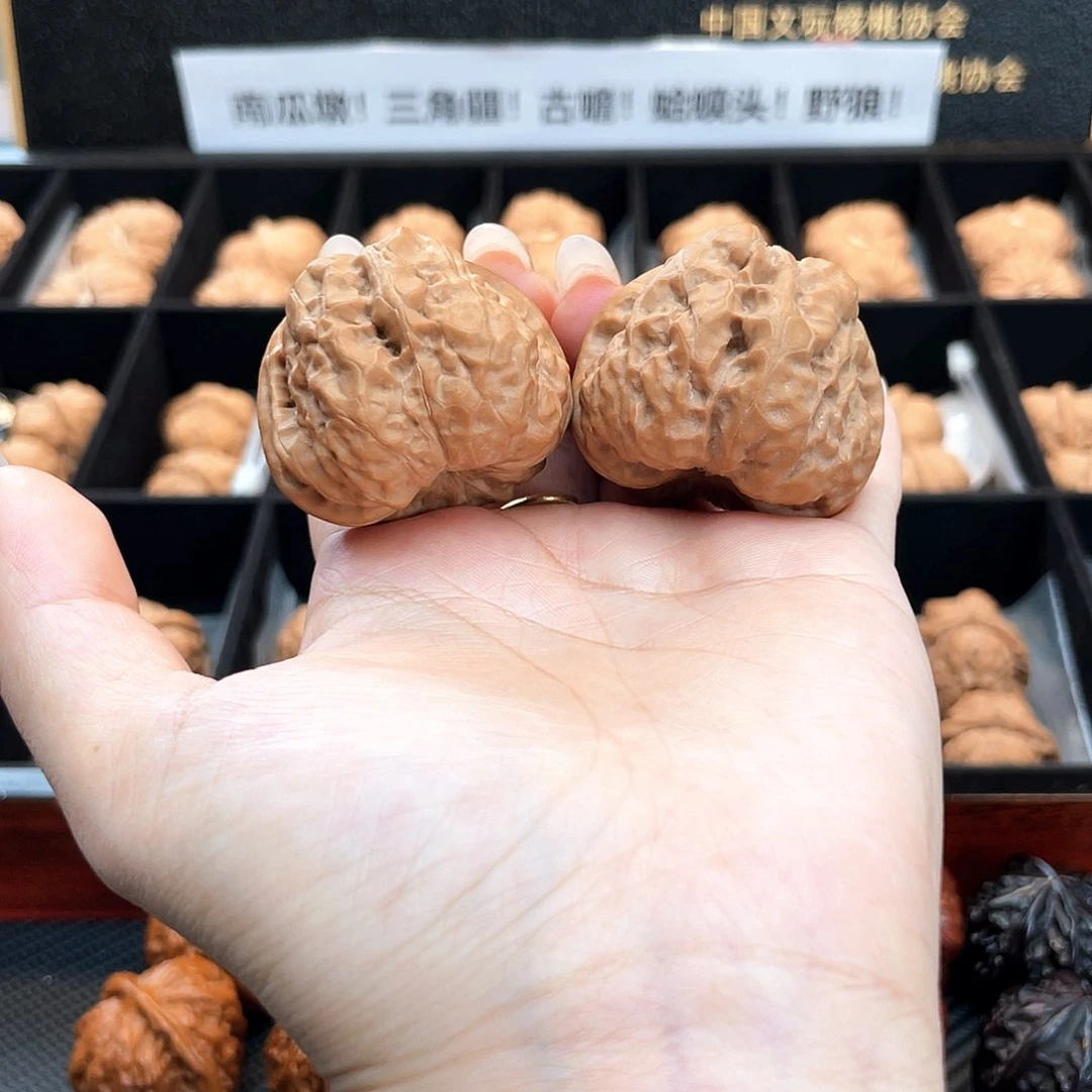 把件文玩核桃39延庆蛤蟆头小四开背小胖蛙3905