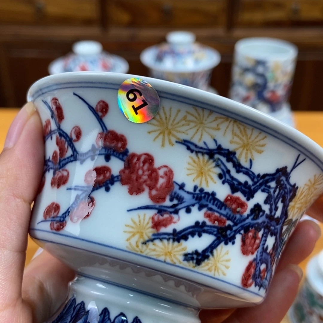 手绘现代茶具非古董