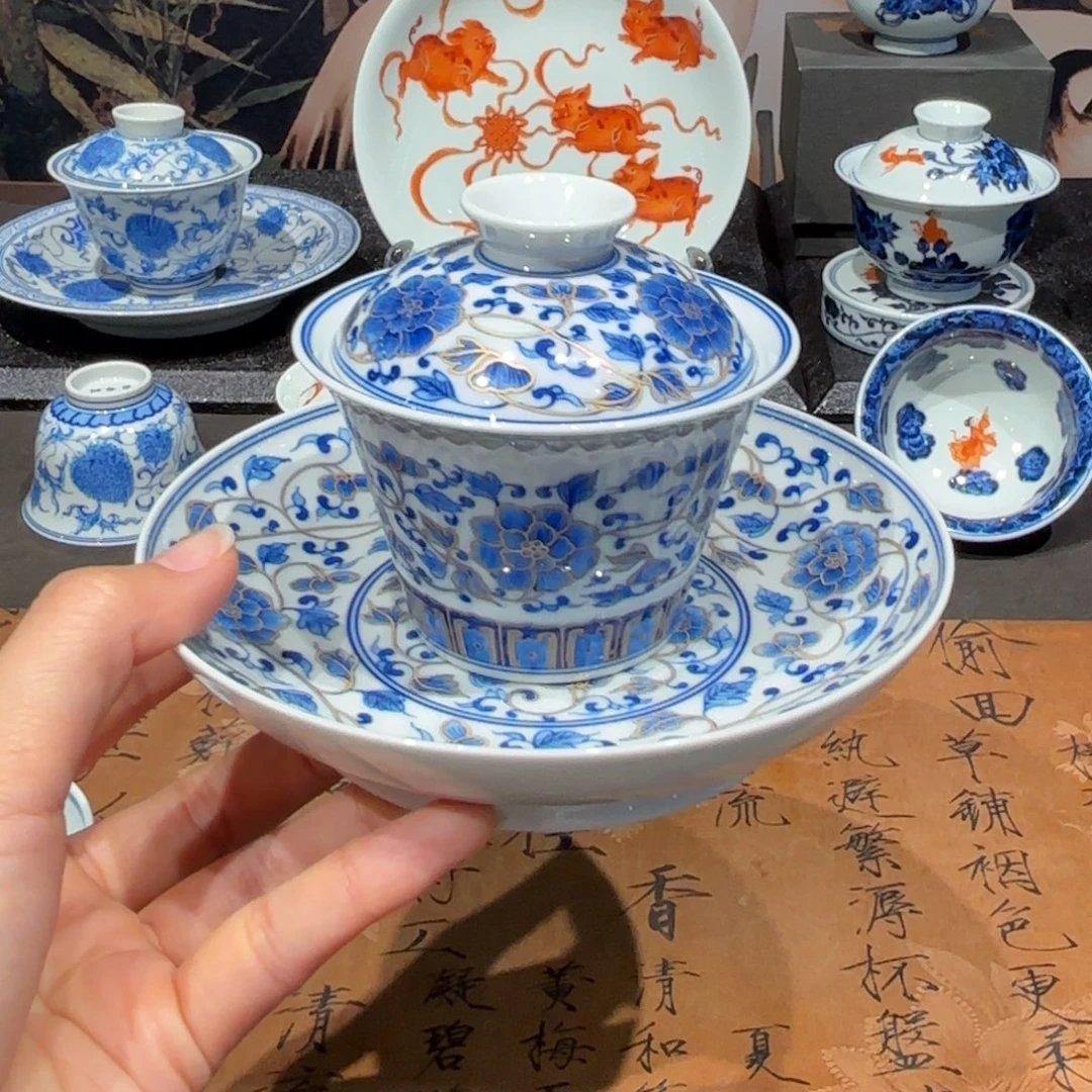 手工手绘陶瓷茶具