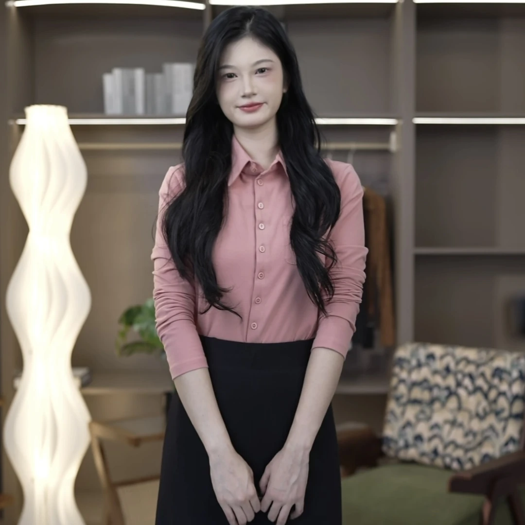 商场同款{专柜正品}春秋新款莫代尔通勤简约长袖衬衫上衣1300820