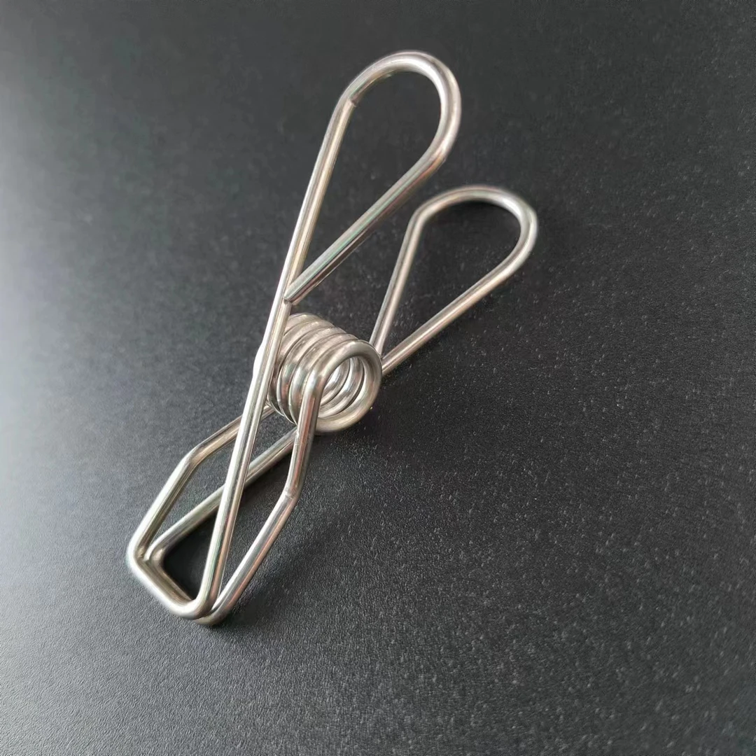 不锈钢夹子晾衣服晒被夹多功能便携夹子大号固定晾衣袜夹封口夹