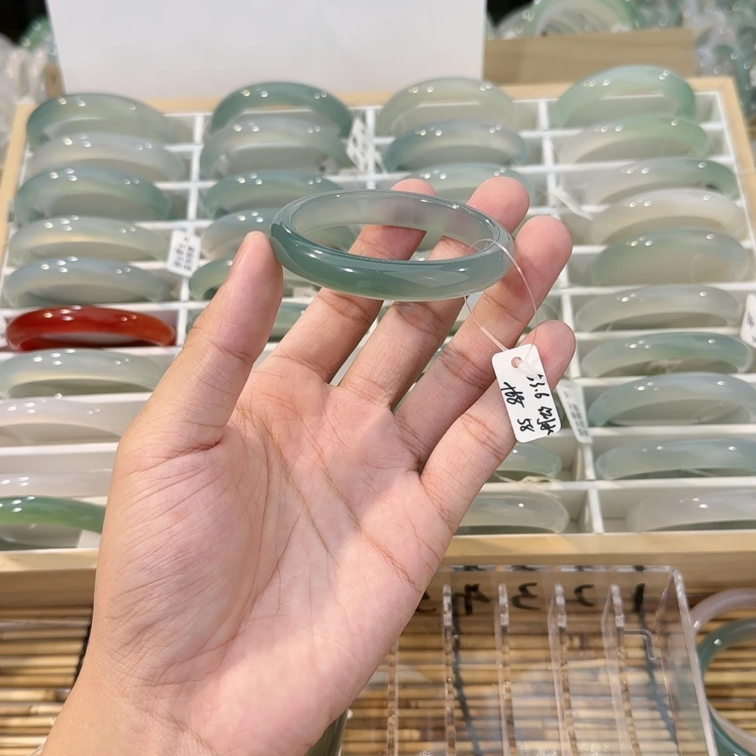 手镯玛瑙/玉髓未镶嵌圈口53.6