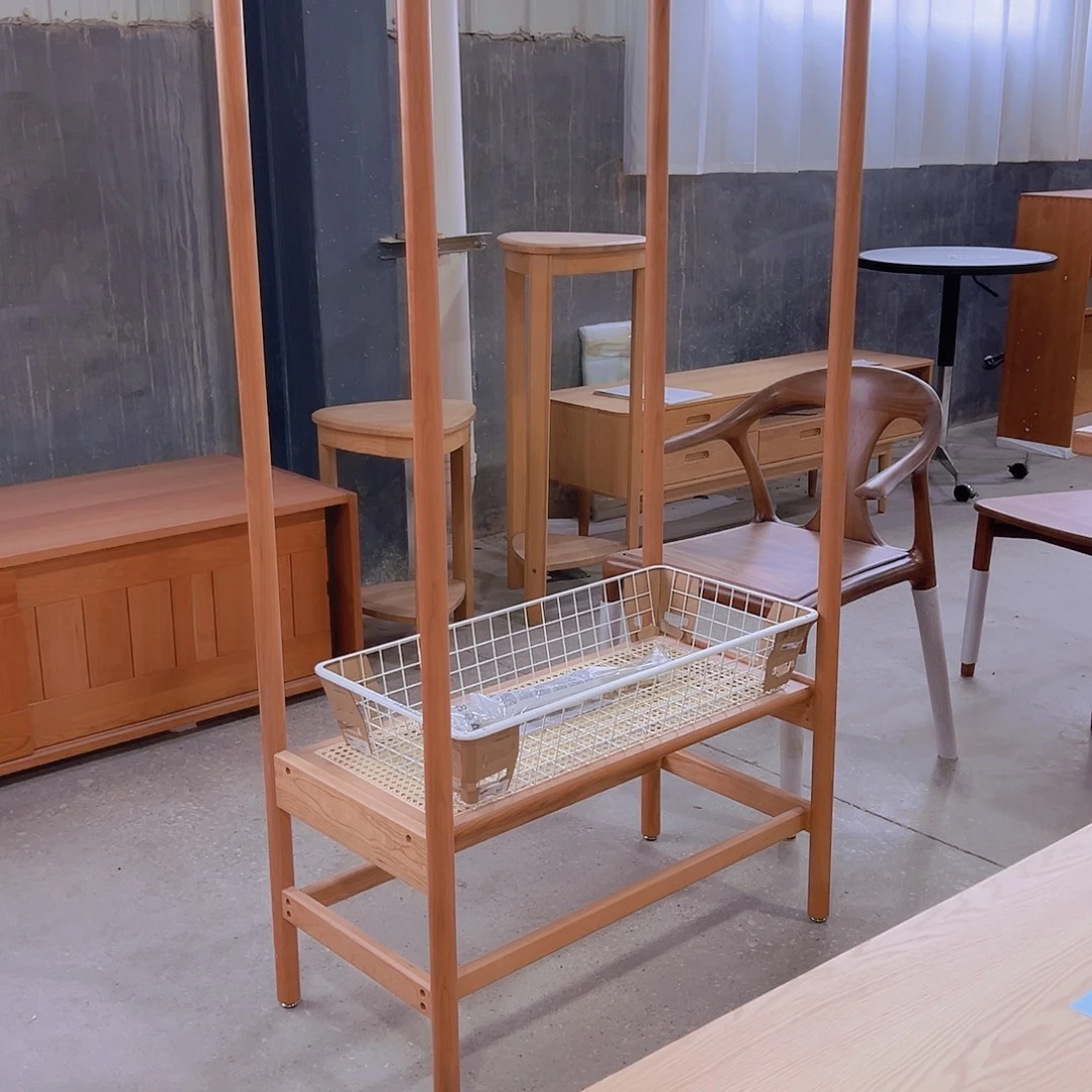 木（非红木类）单杆式满满衣帽架特价处理不退不换