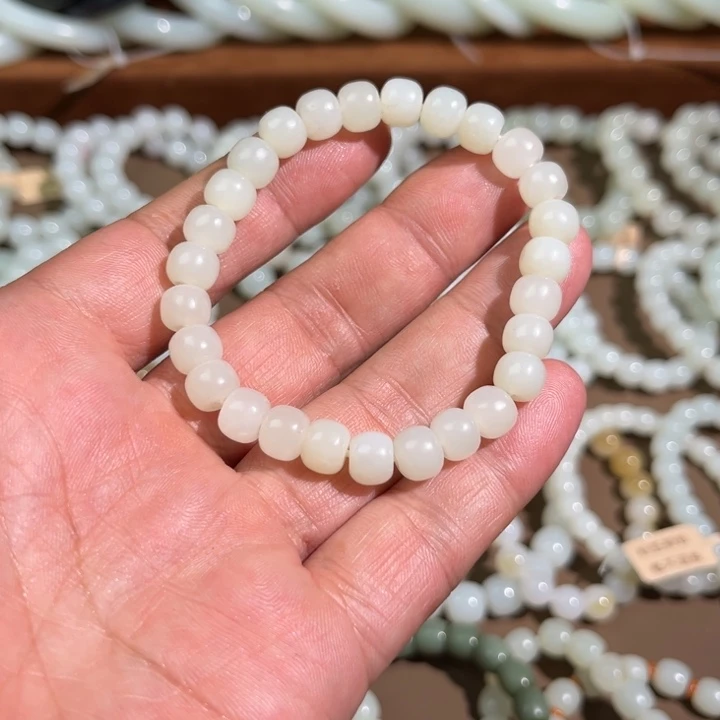 和田玉（糖玉）未镶嵌手链老型手串