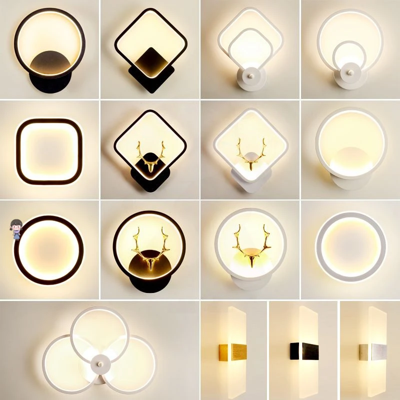 2025新款网红壁灯床头卧室现代简约客厅电视背景墙灯楼梯阳台灯具