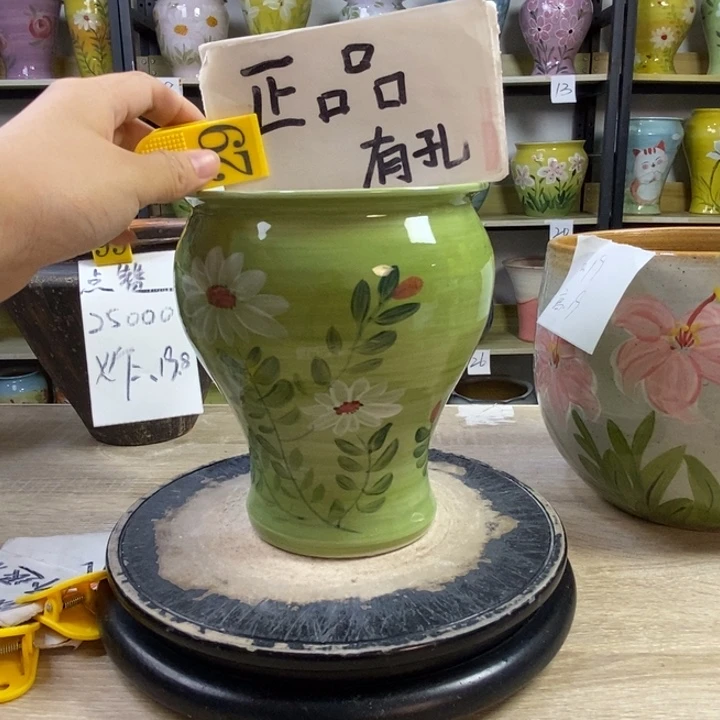 景德镇高温陶瓷花盆