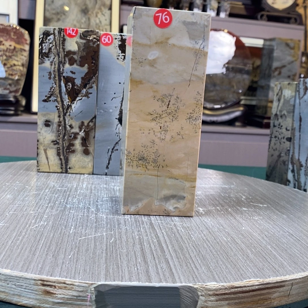 石材广西国画石草花石