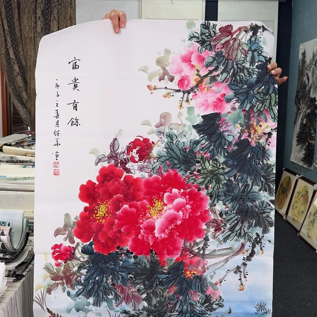 纯手绘国画作品作品