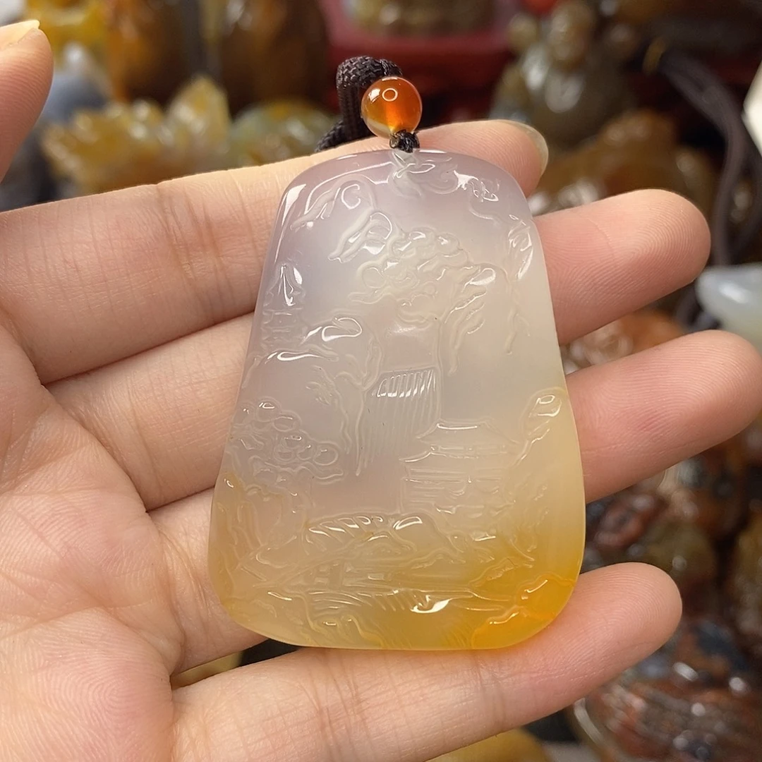 未镶嵌吊坠玛瑙/玉髓