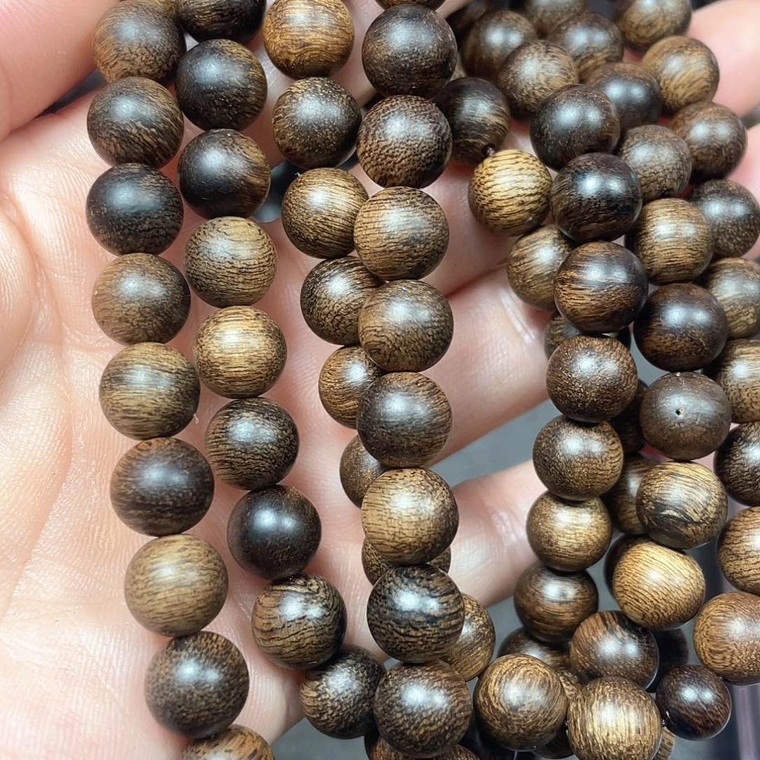 快***乐手串沉香白棋瘤疤
