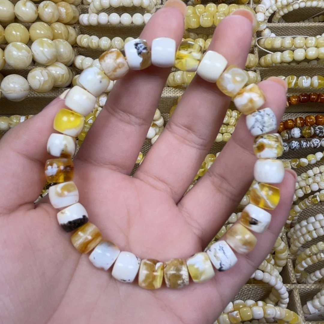 手绳琥珀未镶嵌9.3m