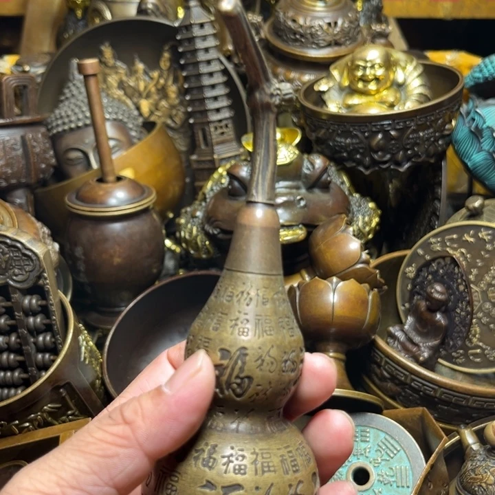 铜器摆件收收藏藏
