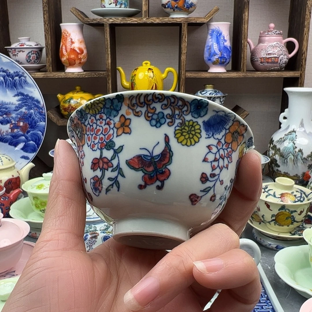 杯子陶景德镇陶瓷567老厂瓷58