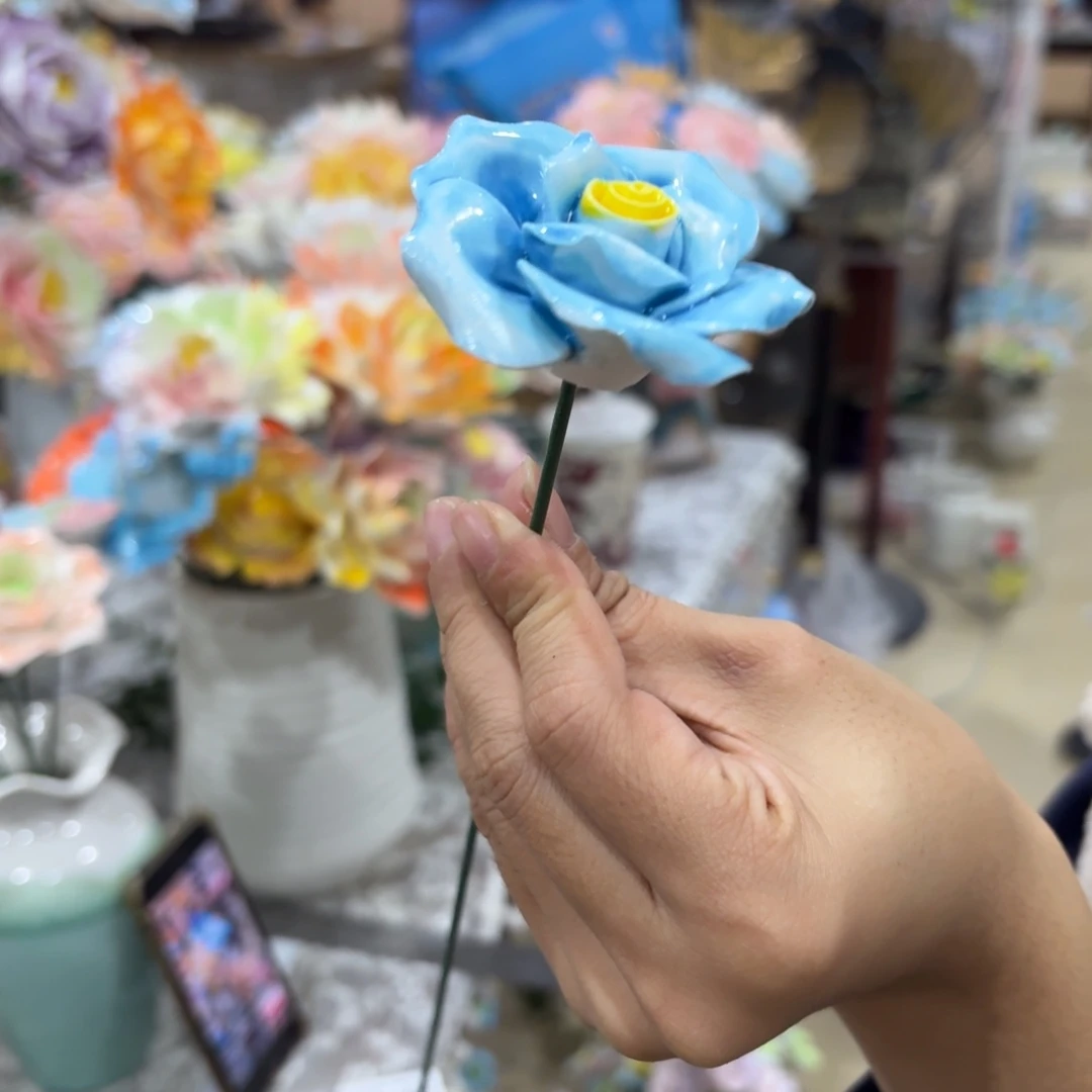 陶瓷花，20元发货，退款拉黑