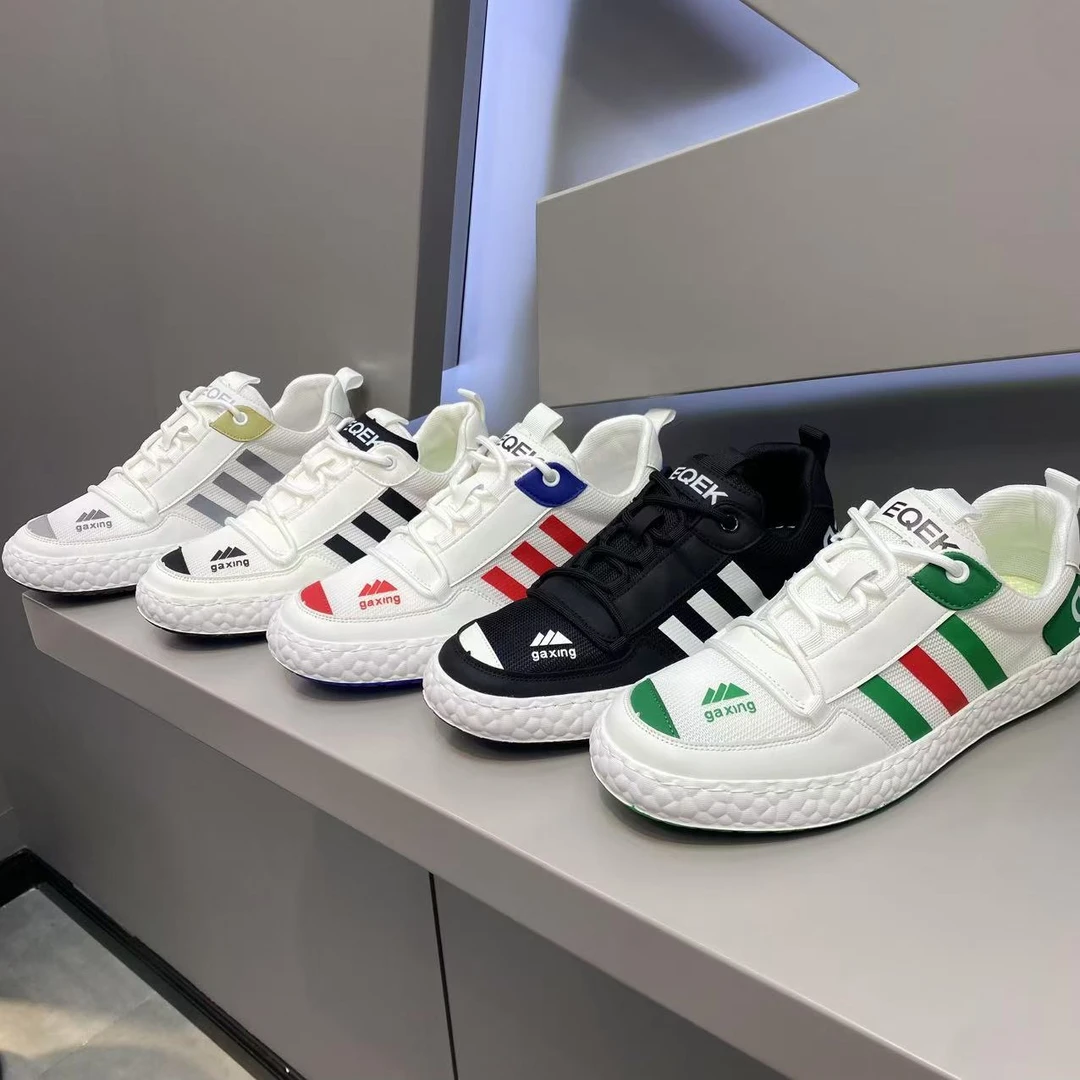 【皮鞋码】春夏新款皮网拼接休闲舒适轻便个性男款潮鞋jk