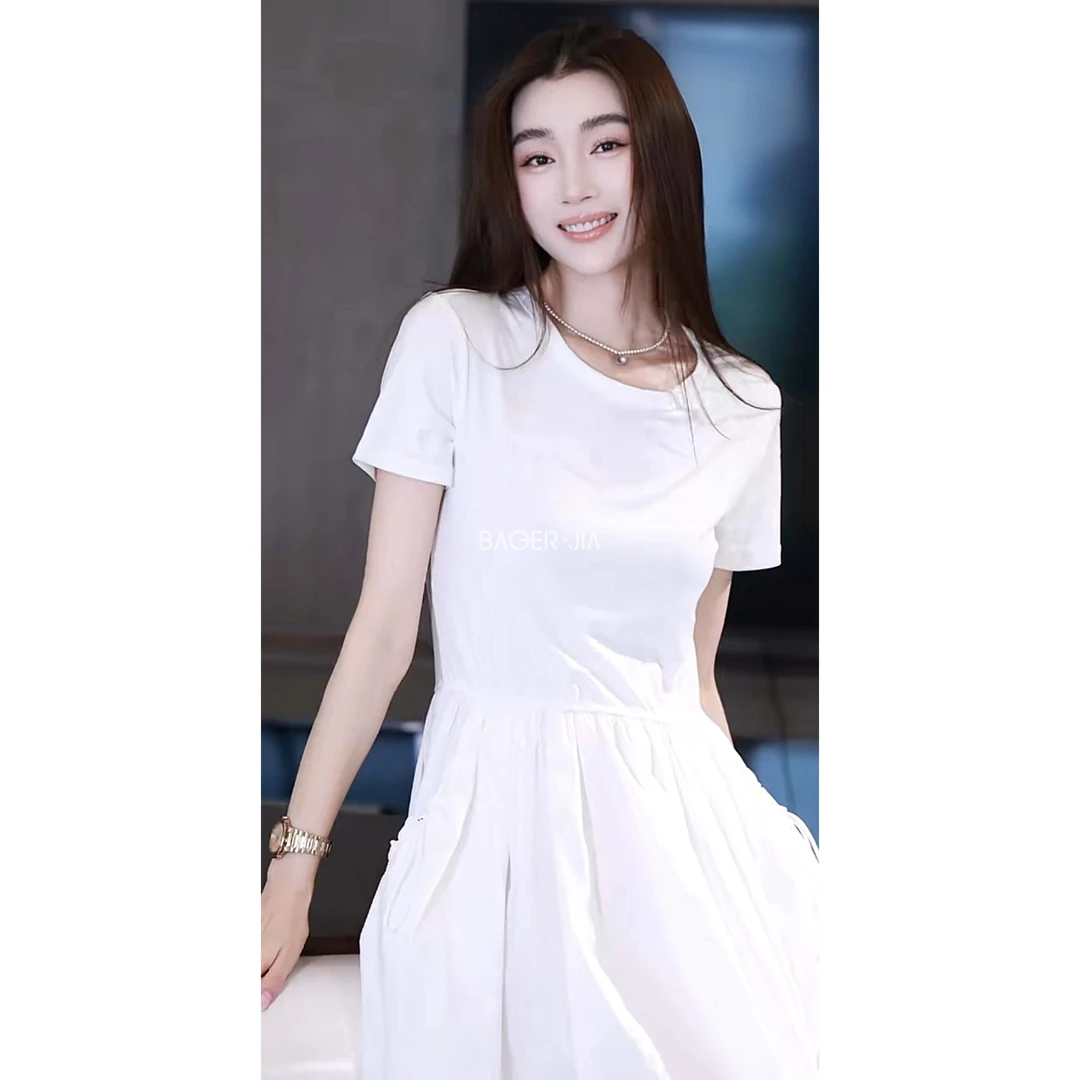 88-【看海听风】宝儿家含幂BE50025205新款定制莱赛尔舒适连衣裙