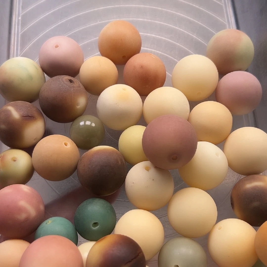 H***屋菩提根/象牙果手串瑕疵大果