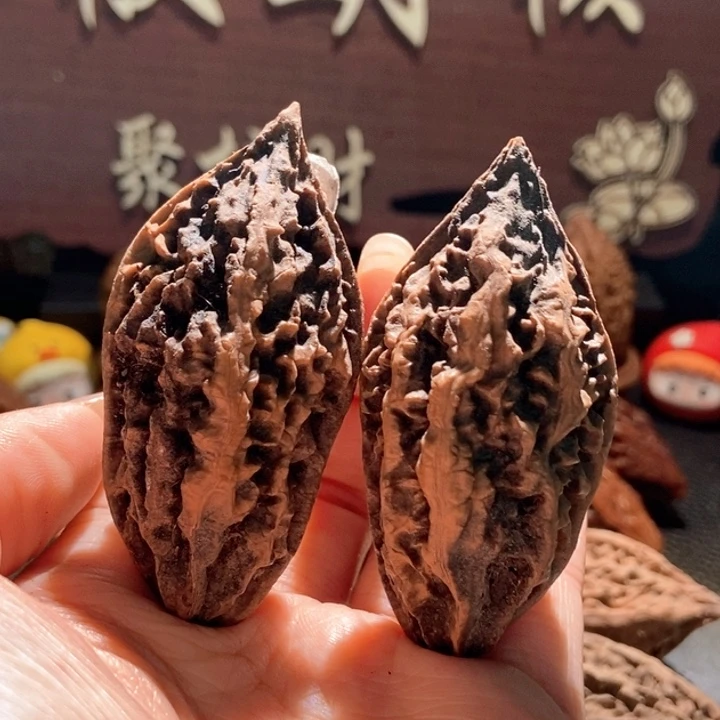 刘***健吊坠文玩核桃聚核财婉楸90