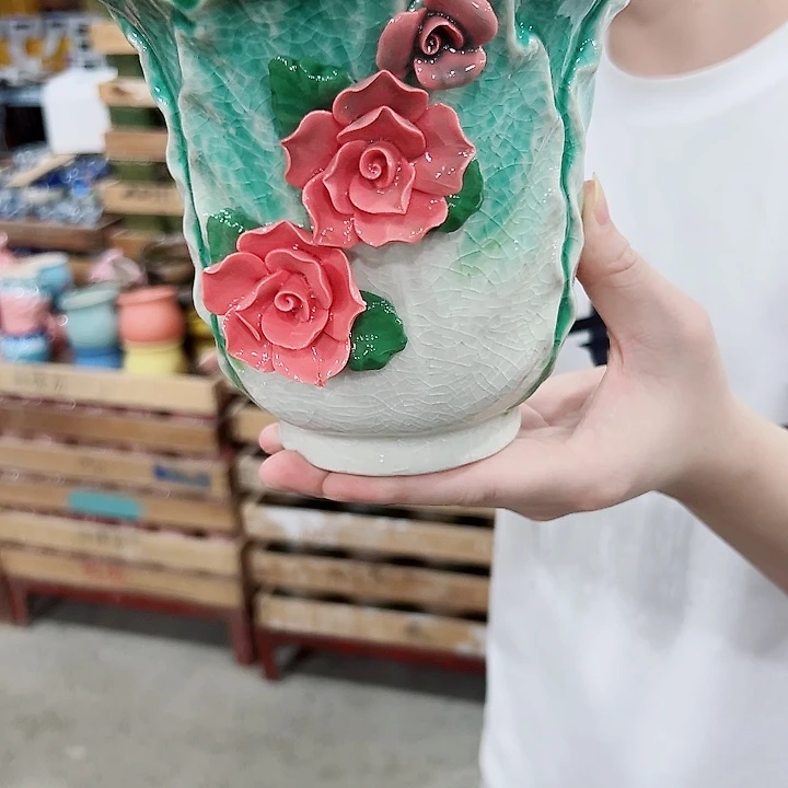有孔，满10元发货多肉陶瓷花盆