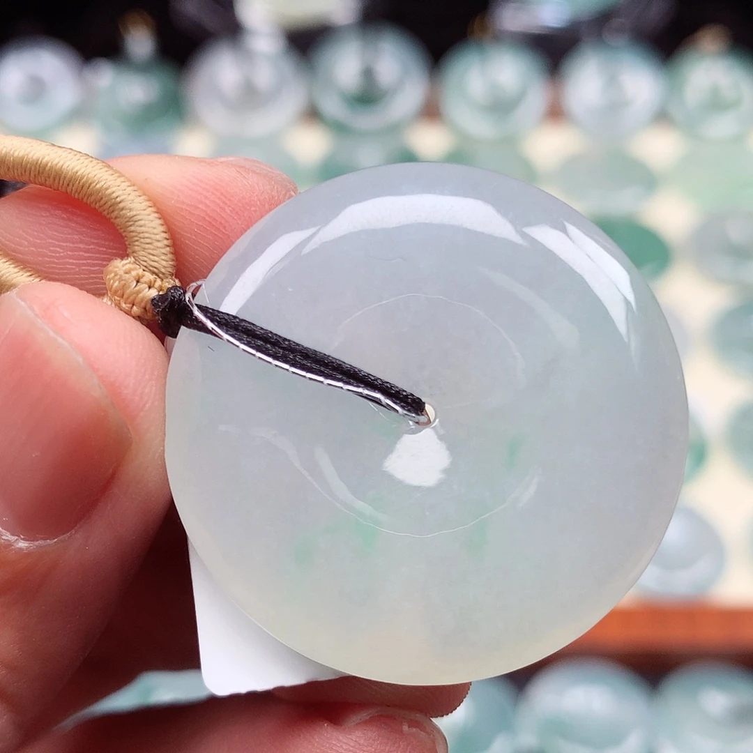 颈饰未镶嵌翡翠33.7-6.0mm