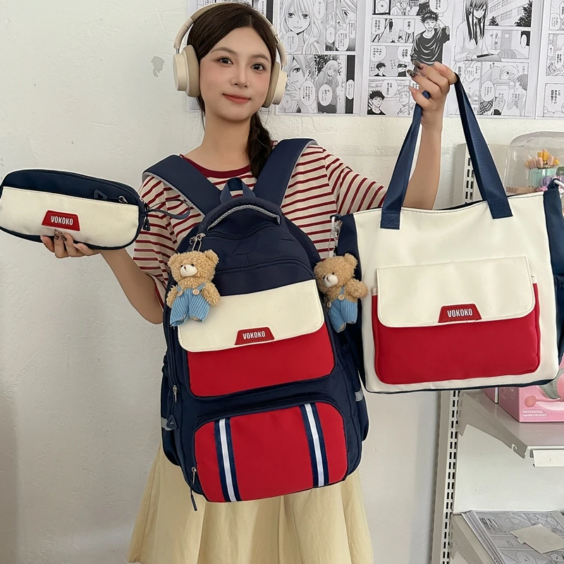英伦风初中生中学生书包小学生三到六年级女童男孩女孩儿童大容量