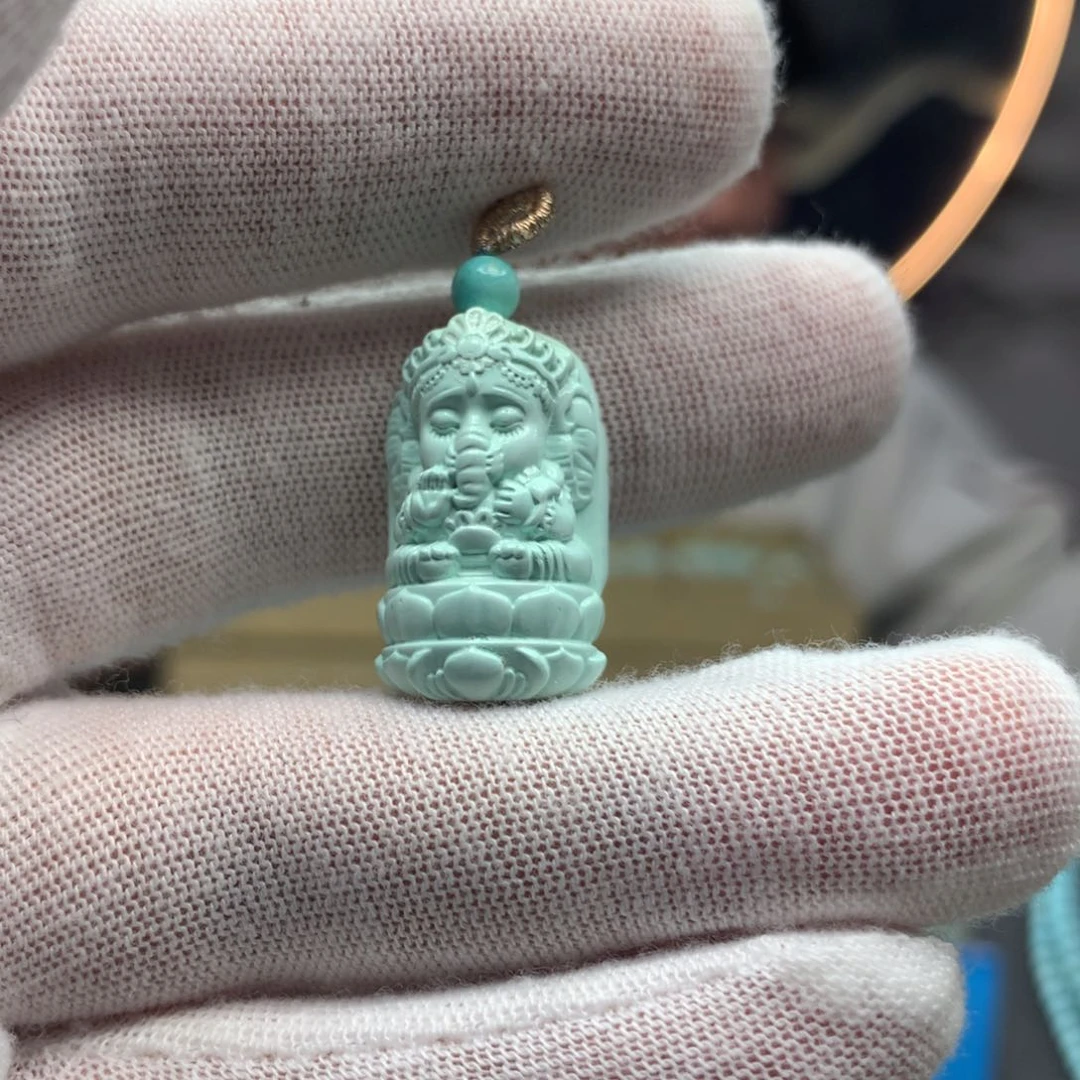 绿松石挂件未镶嵌