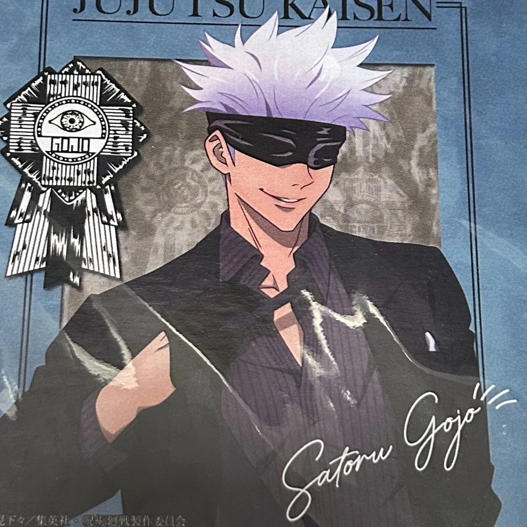 咒术回战金属吧唧精美色纸小卡