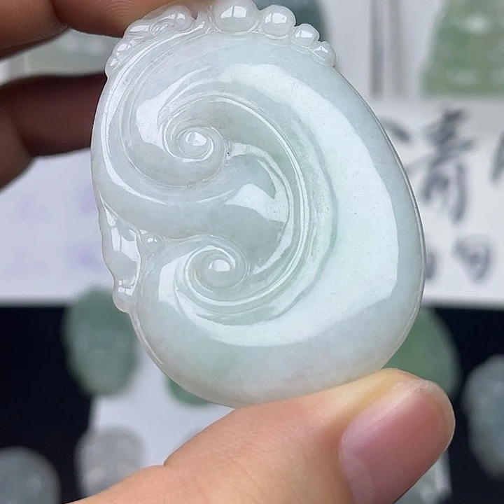 翡翠未镶嵌颈饰缅甸天然翡翠