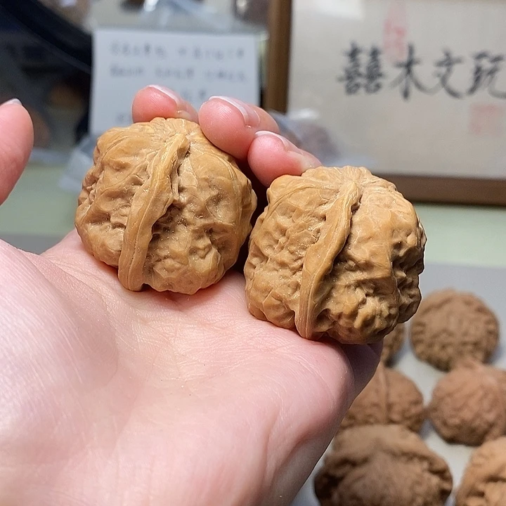 吊坠文玩核桃35一帆风顺