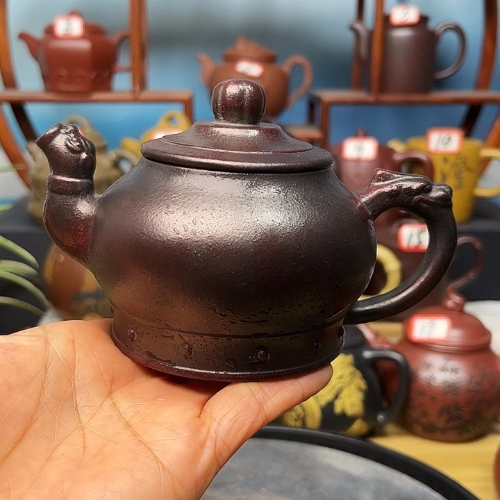 茶壶紫砂微瑕不带证书礼盒250cc