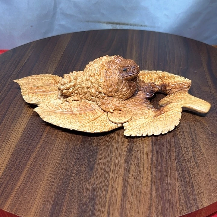 向***生柏木（崖柏）崖柏手工雕刻呱呱