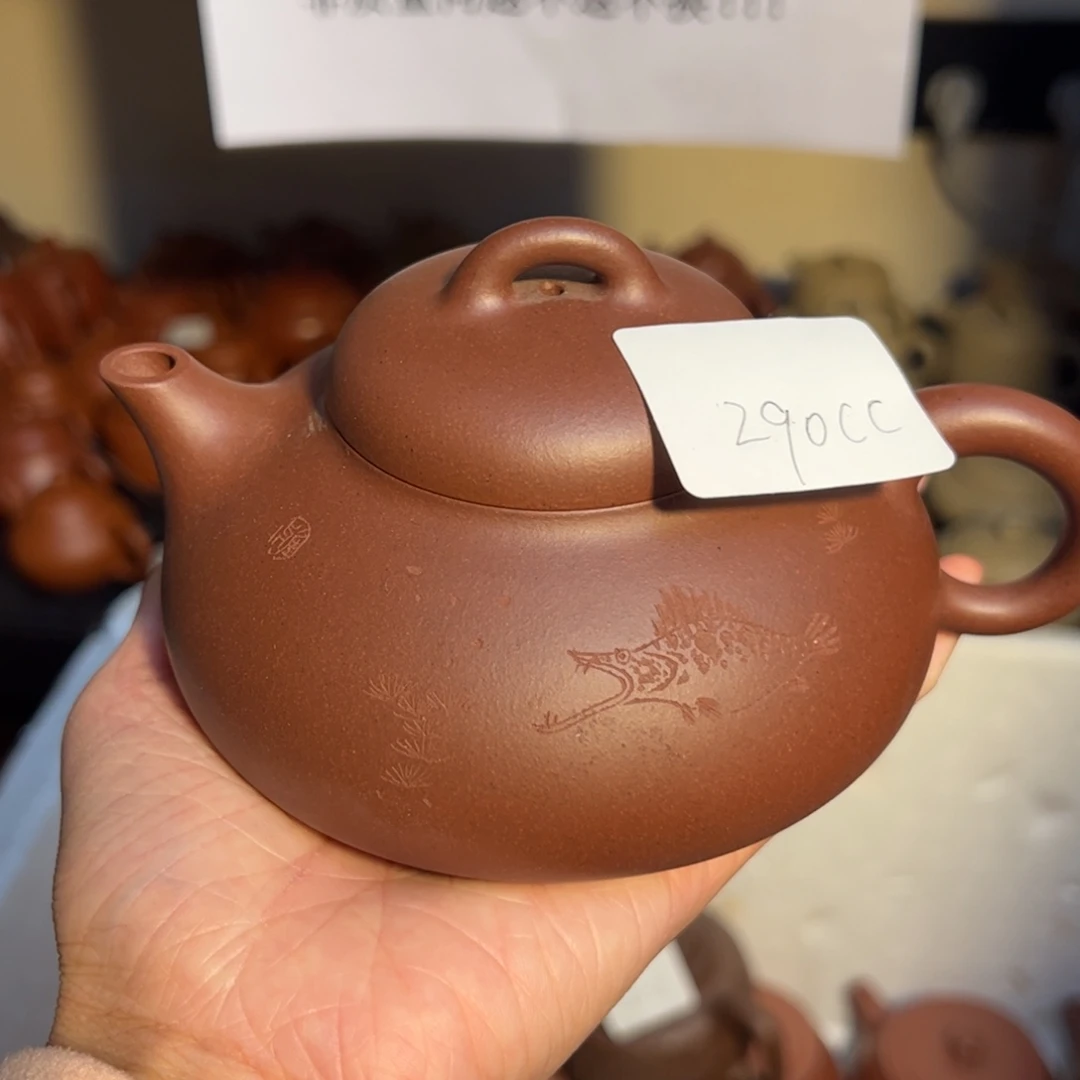 茶壶紫砂宜兴紫砂壶底槽清