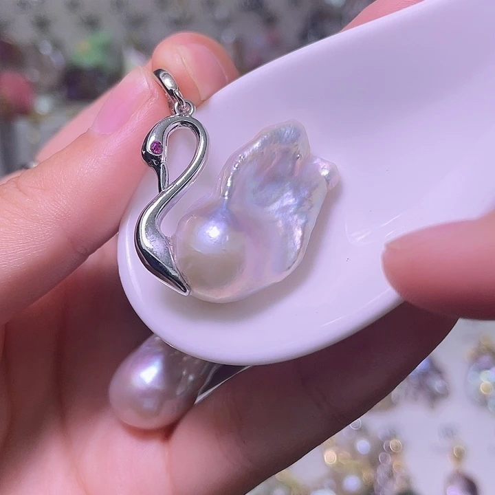 颈饰合金淡水珍珠54