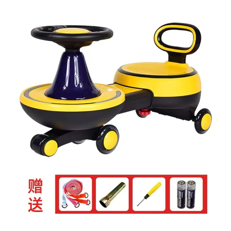扭扭车儿童溜溜车1-3-6岁婴幼儿防侧翻大人可坐玩具滑行车
