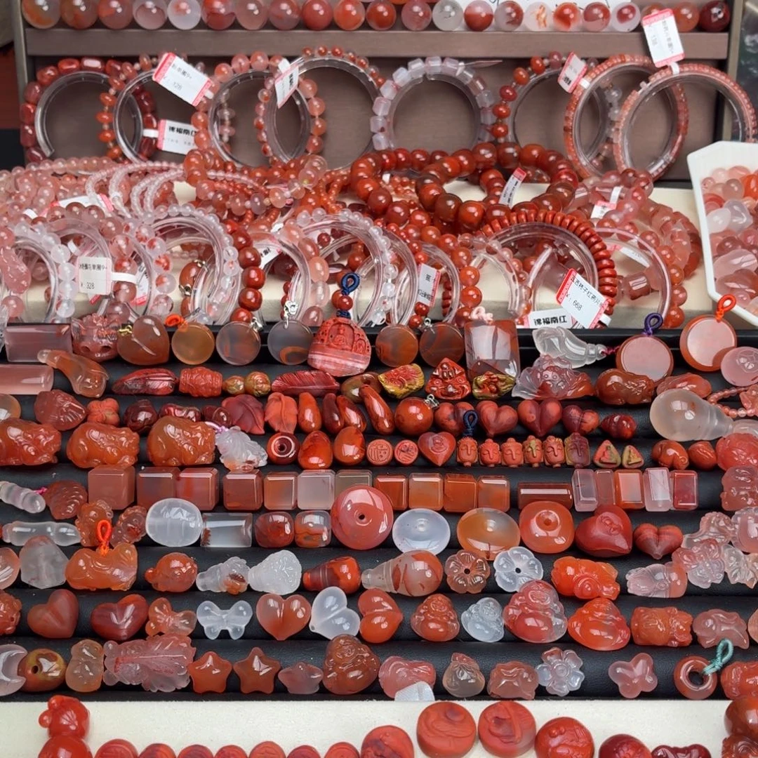 ****。南红玛瑙未镶嵌颈饰28