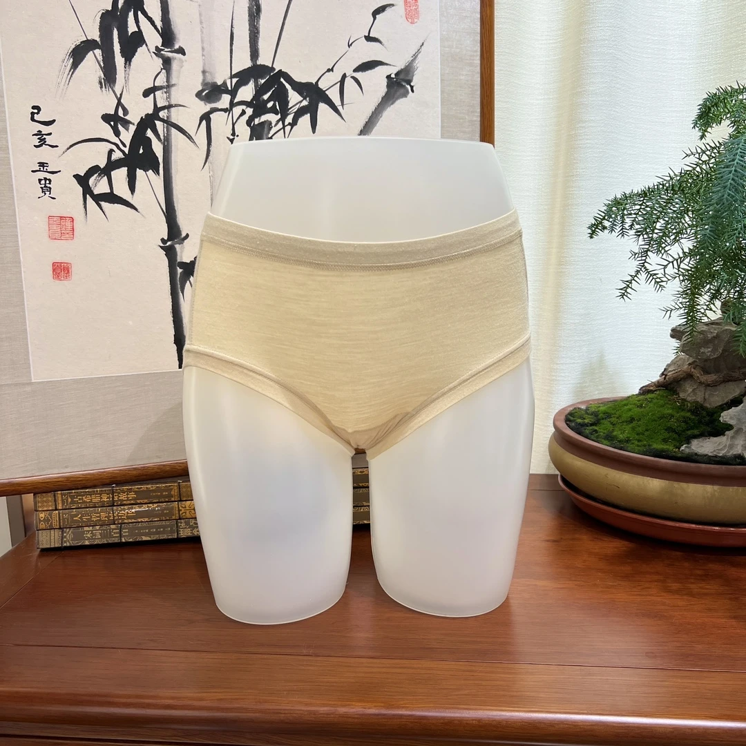 櫟丝御锦柞蚕丝【福利两条装】抑菌透气舒适女士透气内裤 0886