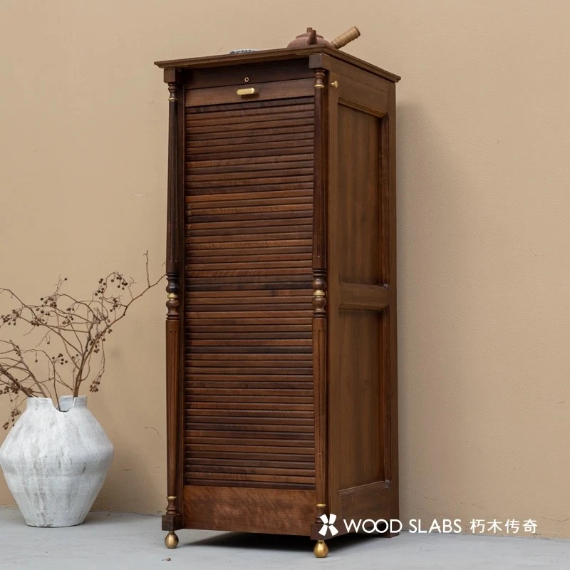 原木牙科柜文玩首饰柜茶具壶杯收纳柜