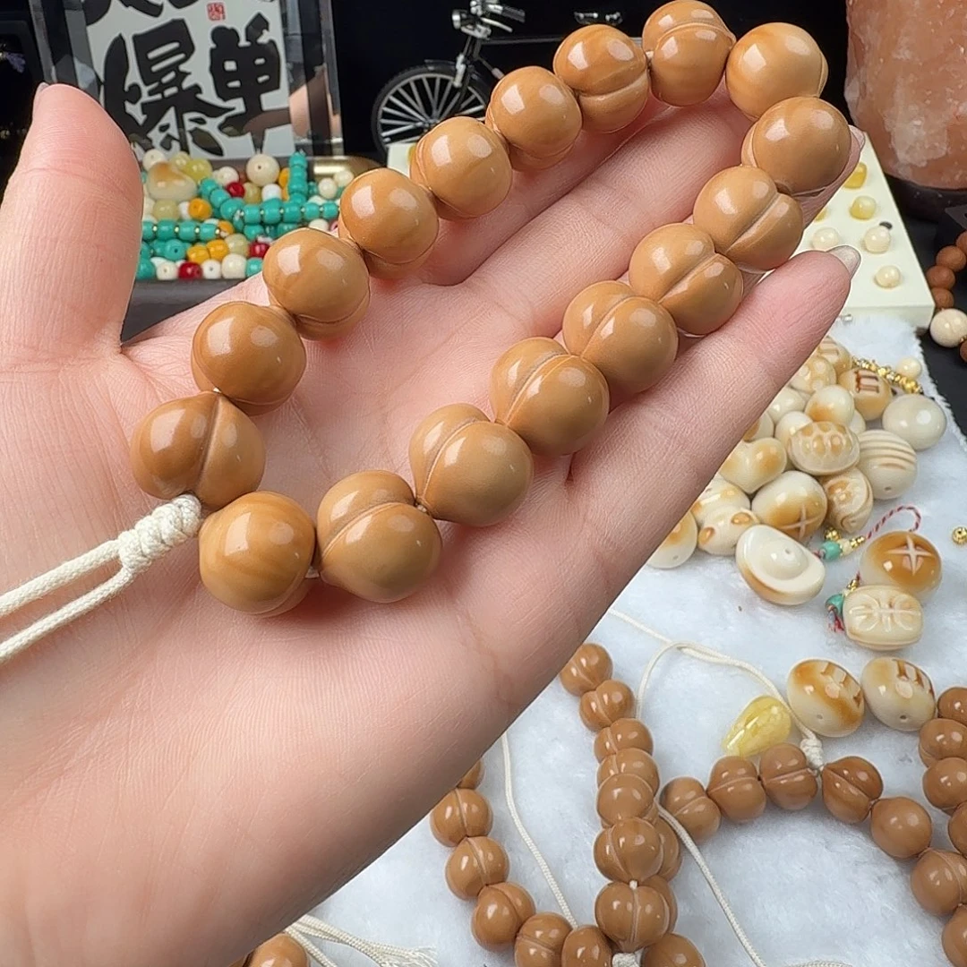 猴头核桃手串屁桃