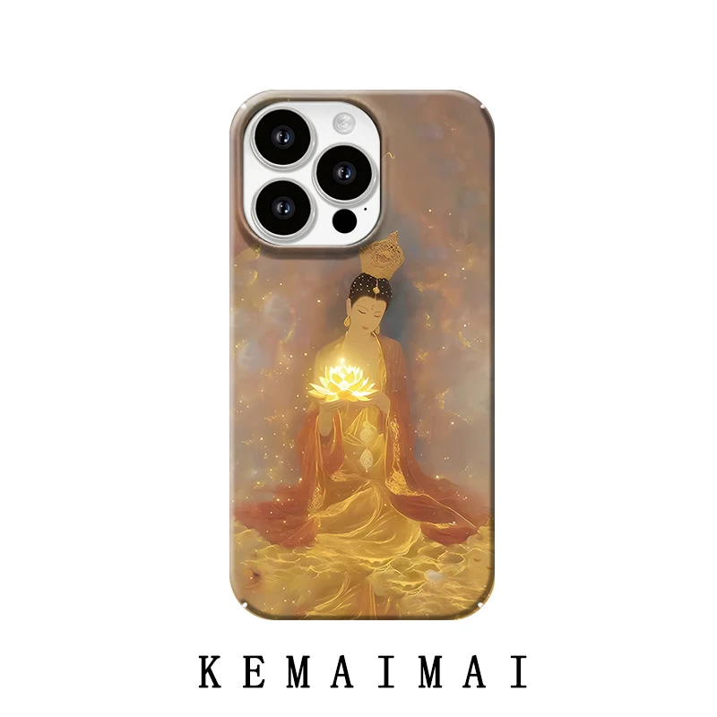持莲观音•适用iPhone17promax苹果16网红手机壳安卓华为小米荣耀