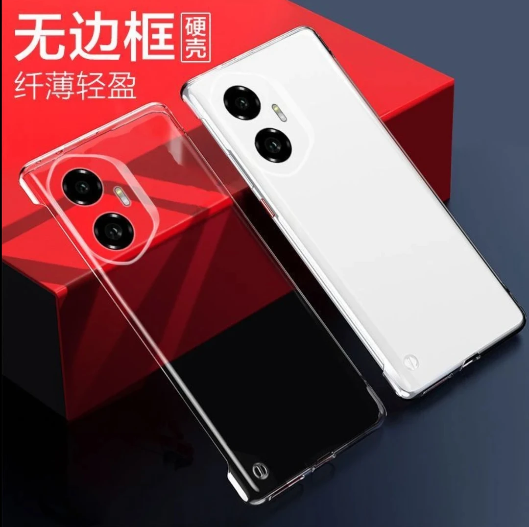 适用于荣耀300手机壳防摔高级清透超薄透明无边框散热高端保护套