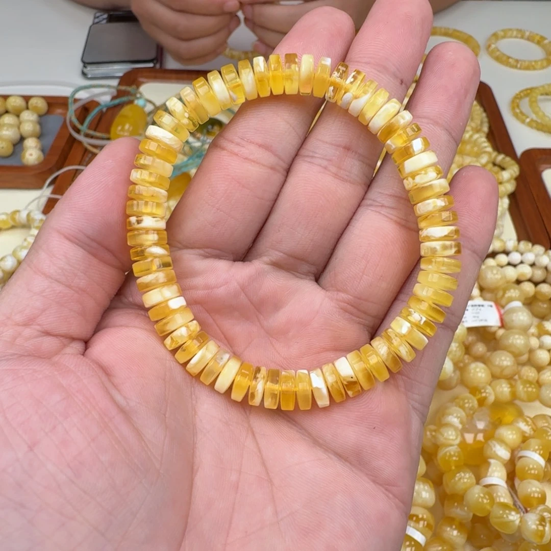 手链琥珀未镶嵌多样性发其一