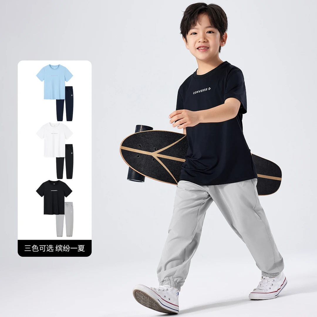 Converse匡威运动舒适休闲宽松夏季儿童套装CNVN-PH-H524