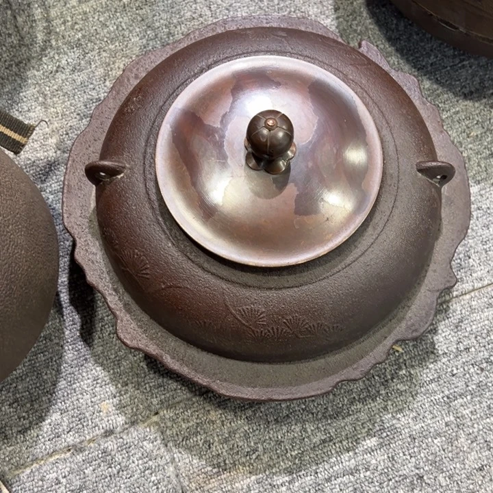 甘***生茶道具茶空间中古品默认微瑕默认釜环