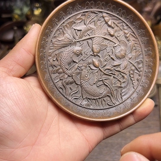 文玩铜器工艺把玩摆件