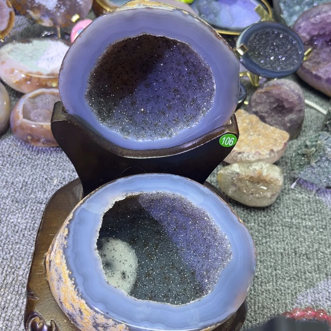 紫晶摆件未镶嵌水晶