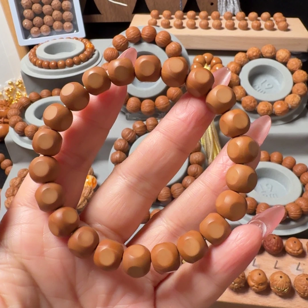 猴头核桃手串六方手串