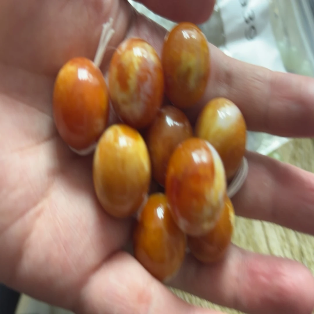W126琥珀蜜蜡22mm单珠