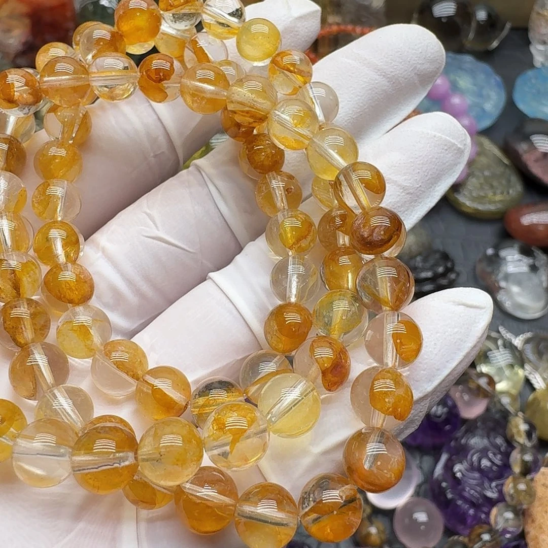 媛***Y烟晶未镶嵌手链水晶