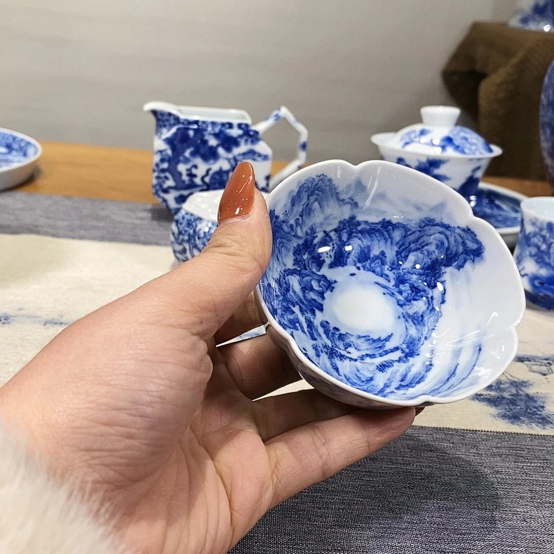 朗谷窑重工青花标杆